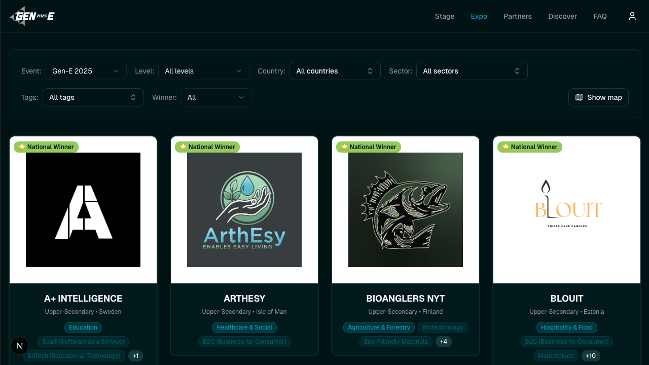 Virtual Expo Browser View
